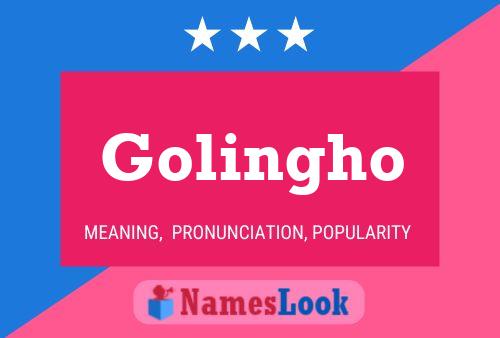 ملصق اسم Golingho