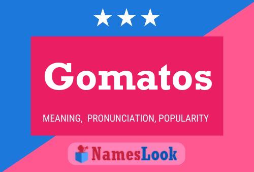 ملصق اسم Gomatos