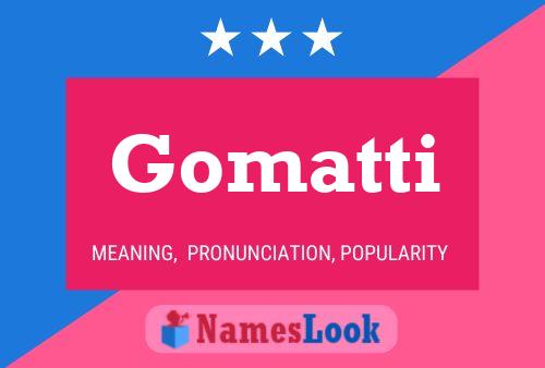 ملصق اسم Gomatti