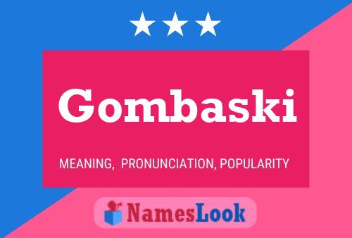 ملصق اسم Gombaski