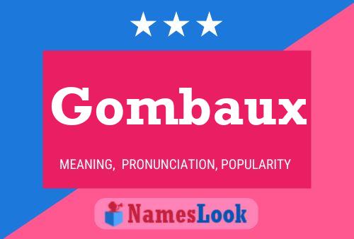 ملصق اسم Gombaux