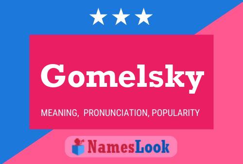 ملصق اسم Gomelsky