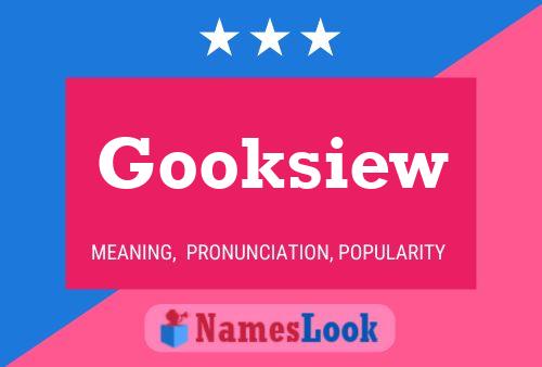 ملصق اسم Gooksiew