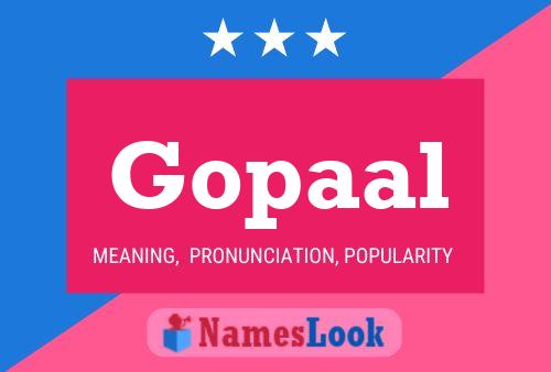 ملصق اسم Gopaal