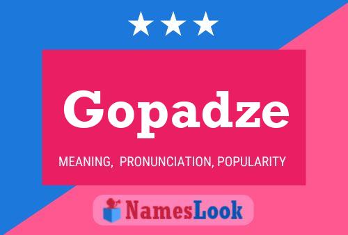 ملصق اسم Gopadze