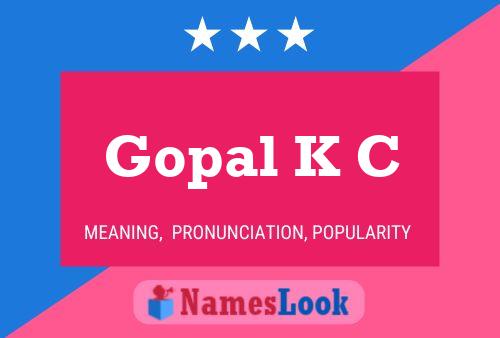 ملصق اسم Gopal K C