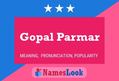 ملصق اسم Gopal Parmar