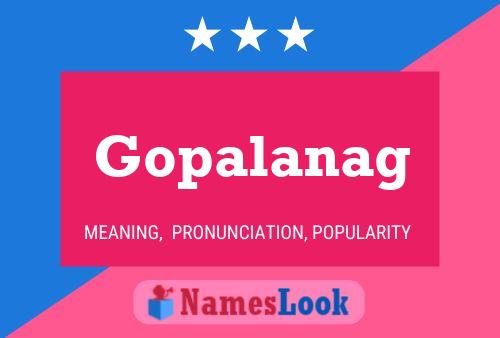 ملصق اسم Gopalanag