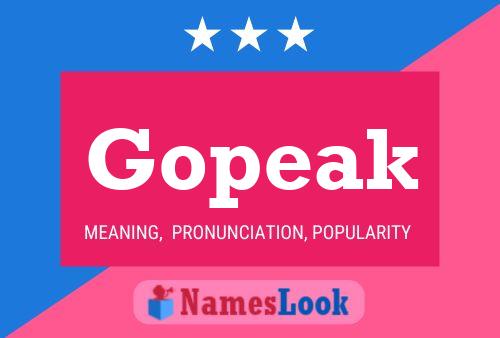 ملصق اسم Gopeak