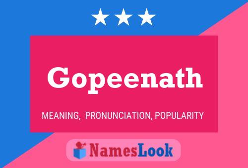 ملصق اسم Gopeenath