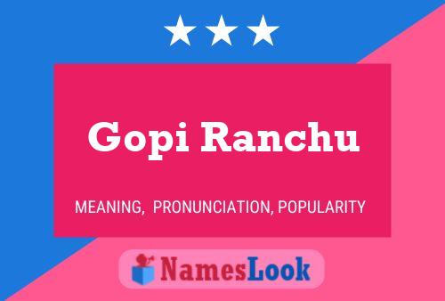 ملصق اسم Gopi Ranchu