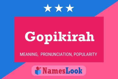 ملصق اسم Gopikirah