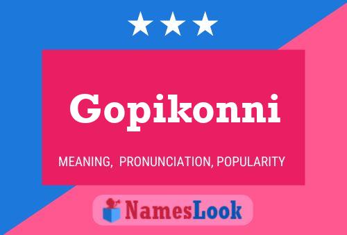 ملصق اسم Gopikonni