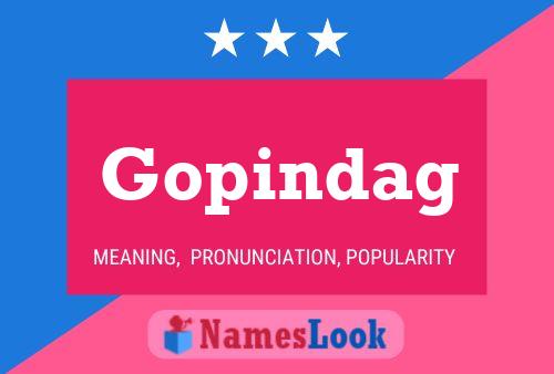 ملصق اسم Gopindag