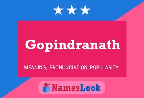 ملصق اسم Gopindranath