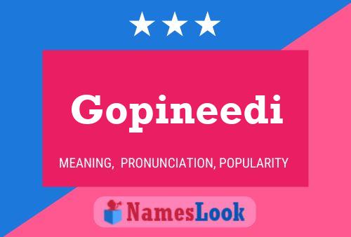 ملصق اسم Gopineedi