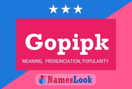 ملصق اسم Gopipk