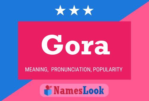 ملصق اسم Gora