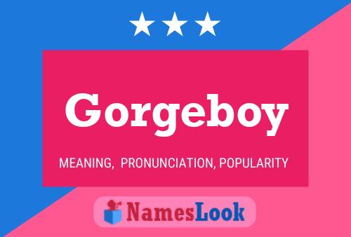 ملصق اسم Gorgeboy