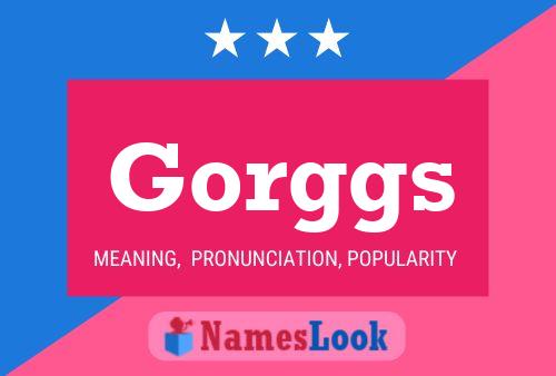 ملصق اسم Gorggs