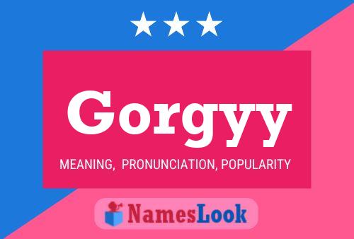 ملصق اسم Gorgyy