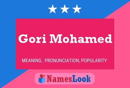 ملصق اسم Gori Mohamed