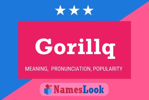 ملصق اسم Gorillq