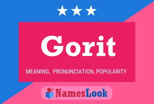 ملصق اسم Gorit