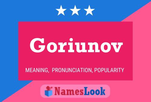 ملصق اسم Goriunov