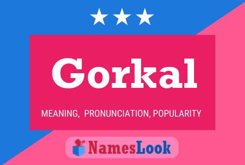 ملصق اسم Gorkal