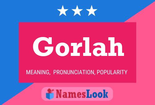 ملصق اسم Gorlah