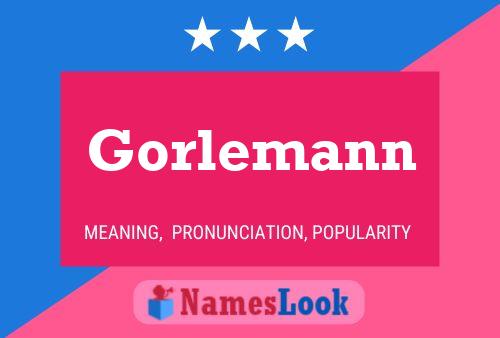 ملصق اسم Gorlemann