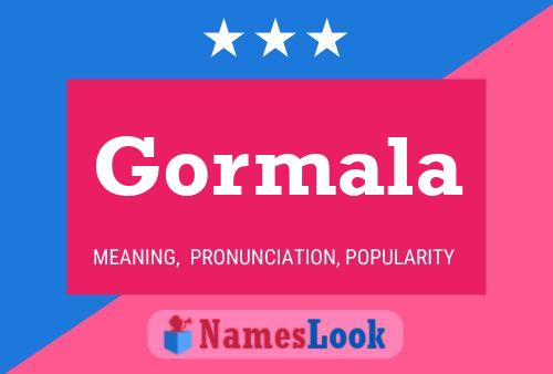 ملصق اسم Gormala