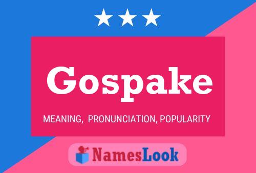 ملصق اسم Gospake