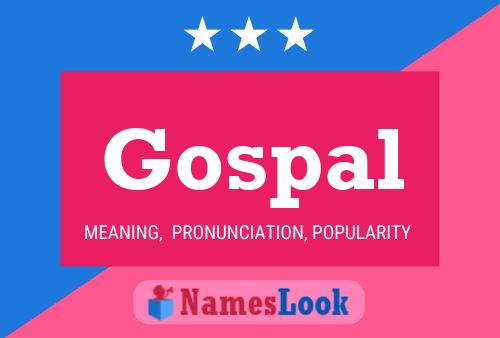 ملصق اسم Gospal