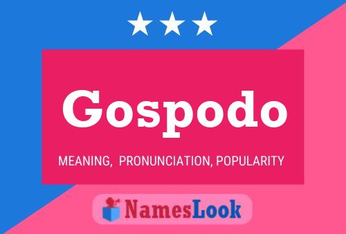 ملصق اسم Gospodo