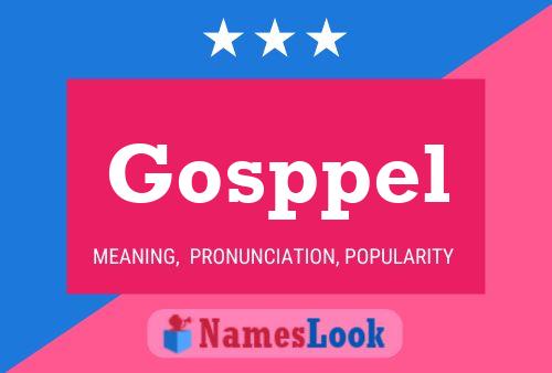 ملصق اسم Gosppel