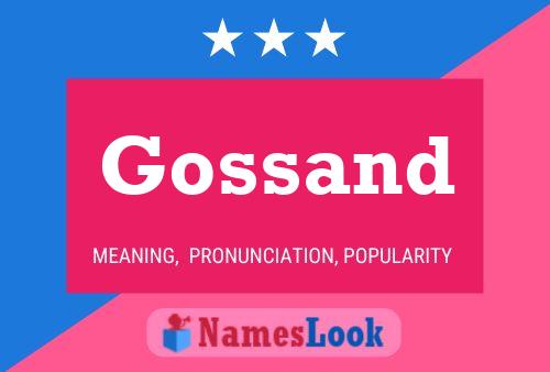 ملصق اسم Gossand