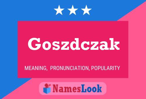 ملصق اسم Goszdczak