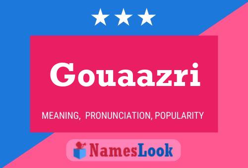 ملصق اسم Gouaazri