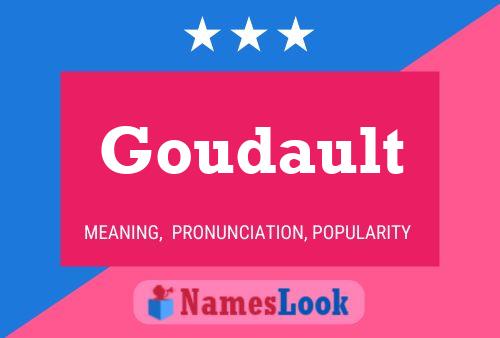 ملصق اسم Goudault