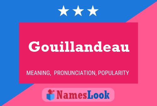 ملصق اسم Gouillandeau