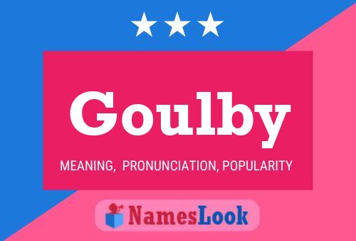 ملصق اسم Goulby