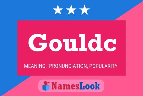 ملصق اسم Gouldc