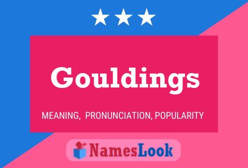 ملصق اسم Gouldings