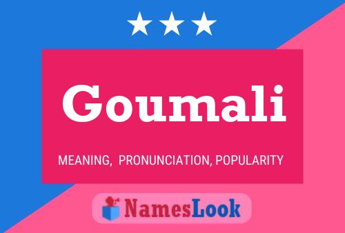 ملصق اسم Goumali