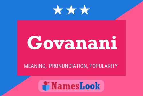 ملصق اسم Govanani