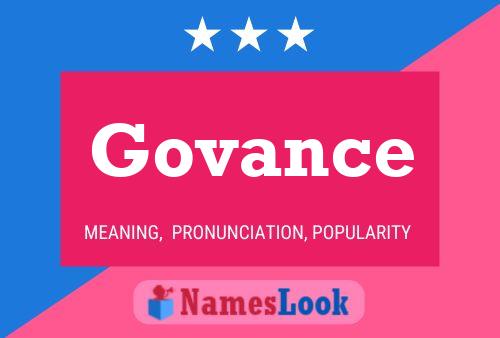 ملصق اسم Govance