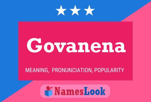 ملصق اسم Govanena