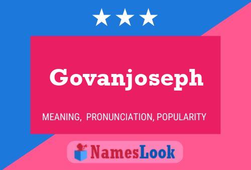 ملصق اسم Govanjoseph